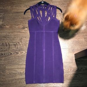 Bebe Purple Dress